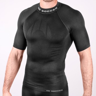 Camiseta térmica manga corta negra