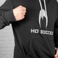 SUDADERA HO SOCCER NEGRA