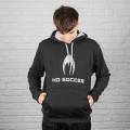 SUDADERA HO SOCCER NEGRA