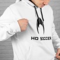 SUDADERA HO SOCCER BLANCA