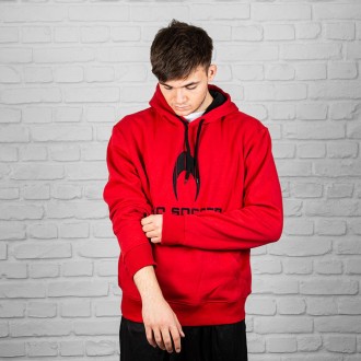 SUDADERA HO SOCCER ROJA