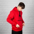 SUDADERA HO SOCCER ROJA