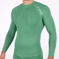 Groen thermisch longsleeve shirt voor volwassenen