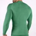 Groen thermisch longsleeve shirt voor volwassenen